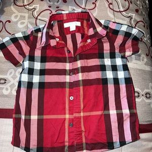 Burberry shirt toddler